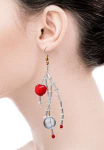 The Anther & Stigma Earring -Peony